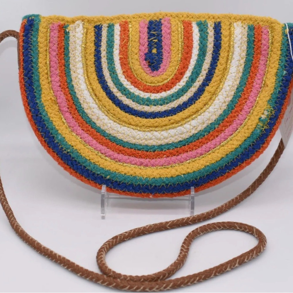 Rainbow Woven Crossbody Bag from American Eagle Outfitters